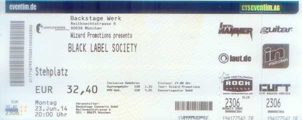 Black Label Society 2014
